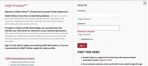caqh provider login